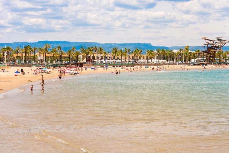 Palm Beach By Unik Tarragona La Pineda Luaran gambar